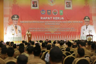 Pemprov Riau Salurkan Rp1.47 Triliun Dana Desa